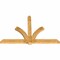 Ekena Millwork Redmond Rough Sawn Timber Gable Bracket, Western Red Cedar, 96"W x 64"H x 4"D x 6"F, 16/12 Pitch GBW096X64X0406RED00RWR - alternate 4